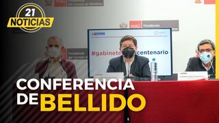 Primera conferencia de Guido Bellido