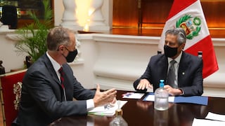 Presidente Sagasti se reunió con el alcalde de Lima, Jorge Muñoz
