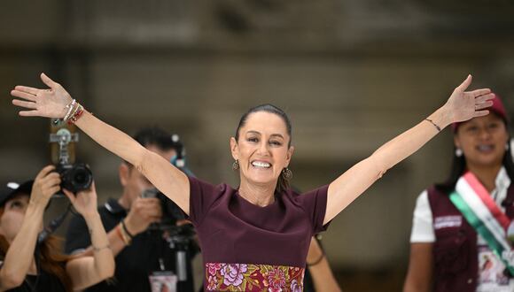 Claudia Sheinbaum es la candidata del oficialismo. (Foto: Alfredo ESTRELLA / AFP)