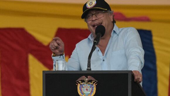 El presidente colombiano Gustavo Petro asegura que constituyente no será para perpetuarse en el poder. (Foto de JOAQUIN SARMIENTO / AFP)