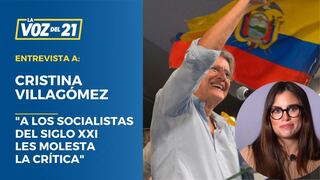 Cristina Villagómez: “El socialismo del siglo XXI es comunismo” 