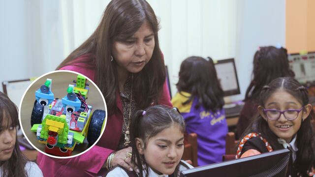Arequipa: Una profesora y sus alumnos crean robot que revoluciona su enseñanza | VIDEO