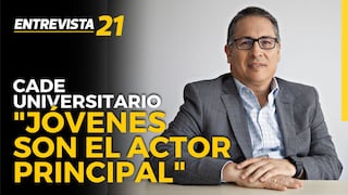 Javier Ichazo, presidente de CADE Universitario: “Jóvenes son el actor principal, no el extra”