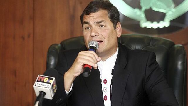 Rafael Correa ve ‘imposible’ que Perú plantee demanda limítrofe a Ecuador