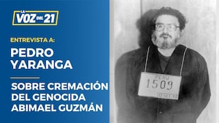 Pedro Yaranga: “Tardía cremación de Guzmán extingue su presencia física, más no su retorcida ideología”