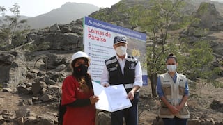 Lomas de Paraíso de VMT: Entregan obra de acondicionamiento turístico que operará tras pandemia 