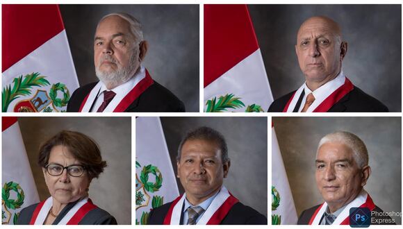 LA NUEVA BANCADA. Montoya y Cueto (arriba) son los voceros. Abajo, Echaíz, Padilla y Acuña. (Fotos: Congreso)