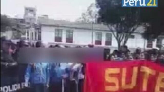 SUTE Conare usa a estudiantes para alimentar sus protestas [VIDEO]