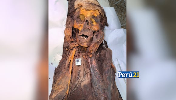 Encuentran momia de tejedora en Barranca. (Composición)