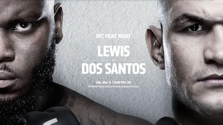 UFC: Derrick Lewis vs. Junior dos Santos EN VIVO por UFC Fight Night desde el INTRUST Bank Arena de Kansas