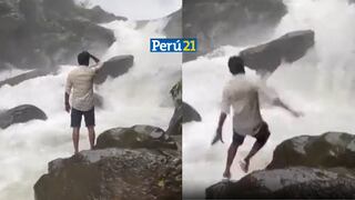 Grabó su propia muerte: Influencer muere al resbalar de una cascada en la India [VIDEO]