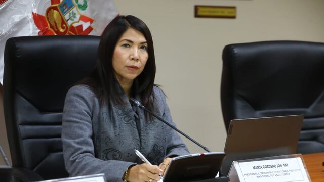 Fuerza Popular expulsa a congresista María Cordero Jon Tay de la bancada