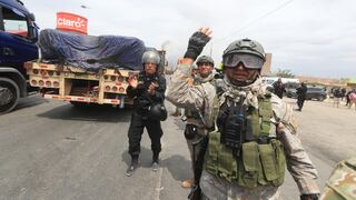 Ejército y Policía Nacional permanecen en Ica para preservar el orden y paz social