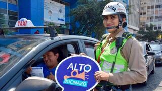 Alto al Bocinazo: Lima sensibilizó a  más de 2,500 conductores  