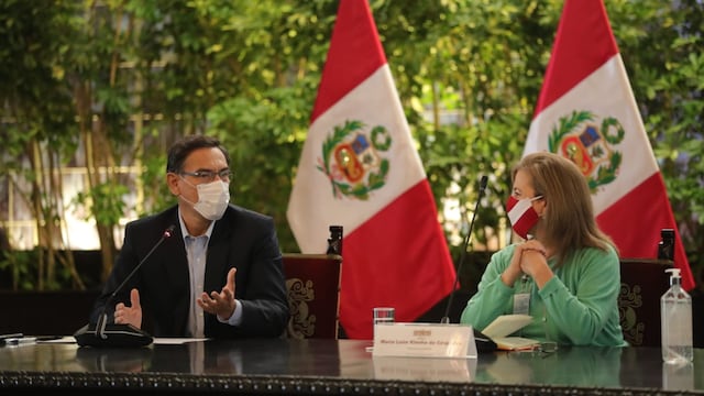 Presidente Martín Vizcarra se reunió con representantes de la CONFIEP para impulsar Arranca Perú