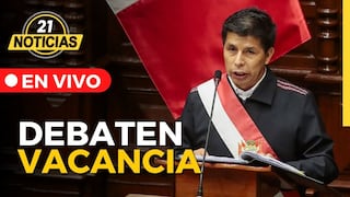 Congreso debate vacancia presidencial contra Pedro Castillo