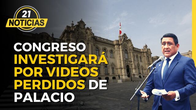 Congreso investigará pérdida de cámaras de video de Palacio