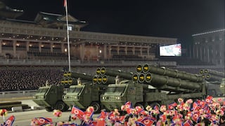Corea del Norte exhibe en un desfile un misil balístico lanzado desde submarino 