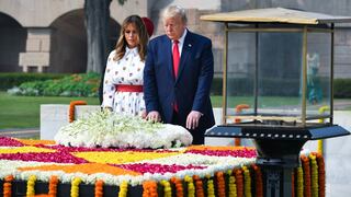 Donald Trump fue recibido en Nueva Delhi en su segundo día de visita a la India | FOTOS