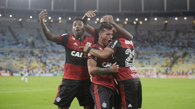 Con asistencia de Trauco, Flamengo venció 2-1 a Junior por la Sudamericana [VIDEO]