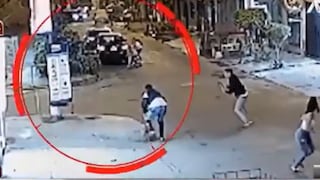 Los Olivos: Banda de delincuentes desata balacera tras ser captada robando un edificio