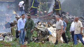 Presidente cubano acude a la zona donde se estrelló avión [FOTO]