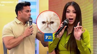 Sheyla Rojas increpa EN VIVO a Christian Domínguez por compararla con un gato persa
