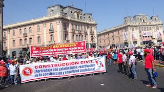 Obreros de construcción civil anuncian marcha nacional para el 13 de julio