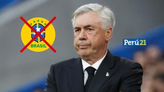 Selección de Brasil desmintió contratación del técnico del Real Madrid, Carlo Ancelotti