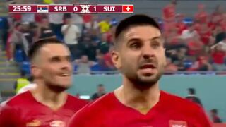 Gol de Mitrovic para el 1-1 de Serbia ante Suiza en el Mundial de Qatar 2022