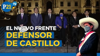 El nuevo frente político que defiende a Pedro Castillo