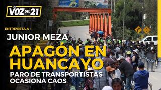 Apagón en Huancayo Paro de transportistas genera caos y saqueos 