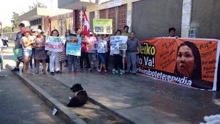 Keiko Fujimori: Ciudadanos protestan en Nuevo Chimbote en contra de la candidata de Fuerza Popular
