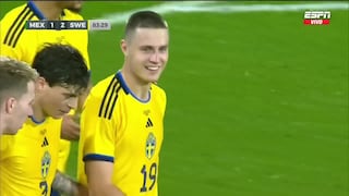 México vs. Suecia: Mattias Svanberg anotó el 2-1 que consumó la derrota del ‘Tri’ [VIDEO]