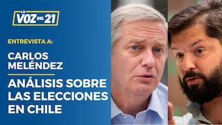 Carlos Meléndez analiza las elecciones en Chile
