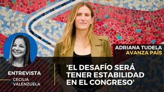 Adriana Tudela candidata al Congreso por Avanza País