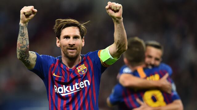 Con dos goles de Messi, Barcelona FC venció 4-2 al Tottenham por la Champions
