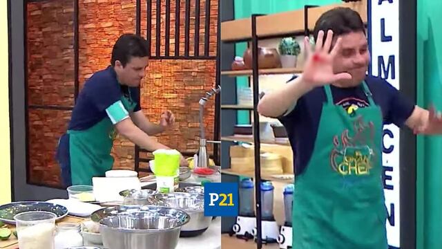 Germán Loero sufrió profundo corte en la mano en su primera participación en ‘El Gran Chef’ | VIDEO