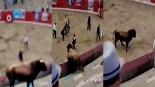 Mujer queda herida luego que toro saltó a la tribuna durante corrida en Villa María del Triunfo [VIDEO]