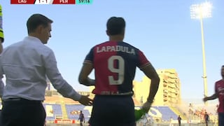 Lapadula tiene debut oficial: así fue su primera aparición con el Cagliari [VIDEO]