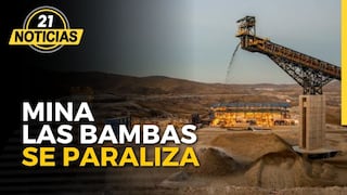 Mina Las Bambas paraliza operaciones
