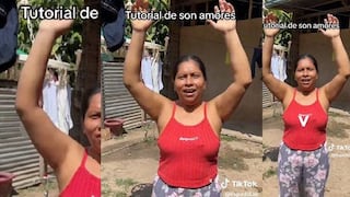 Tiktoker peruana se hace viral por coreografía de Andy & Lucas (VIDEO)