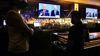 EE.UU.: Primeros datos muestran caída de audiencia en segundo debate entre Trump-Biden