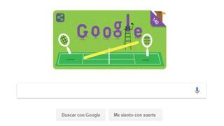 Google homenajea a Wimbledon con un 'doodle' por sus 140 años
