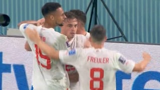 Suiza golpeó primero: Xherdan Shaqiri  firmó el 1-0 ante Serbia [VIDEO]