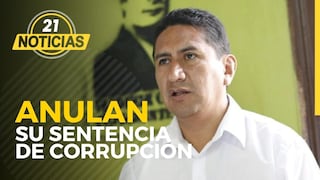 Juez de Huancavelica anula sentencia de corrupción de Vladimir Cerrón