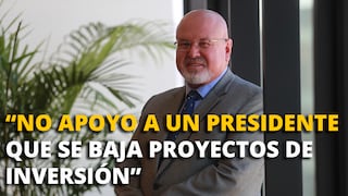 Carlos Bruce: "No puedo apoyar a un presidente que se dedica a bajarse proyectos de inversión"