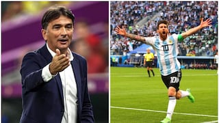 Técnico de Croacia resalta las deficiencias de Lionel Messi a la hora de correr y defender