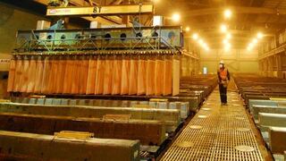 Producción peruana de cobre cae 1.5% interanual en agosto 