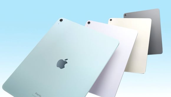Los nuevos colores del iPad Air. (Apple Event)